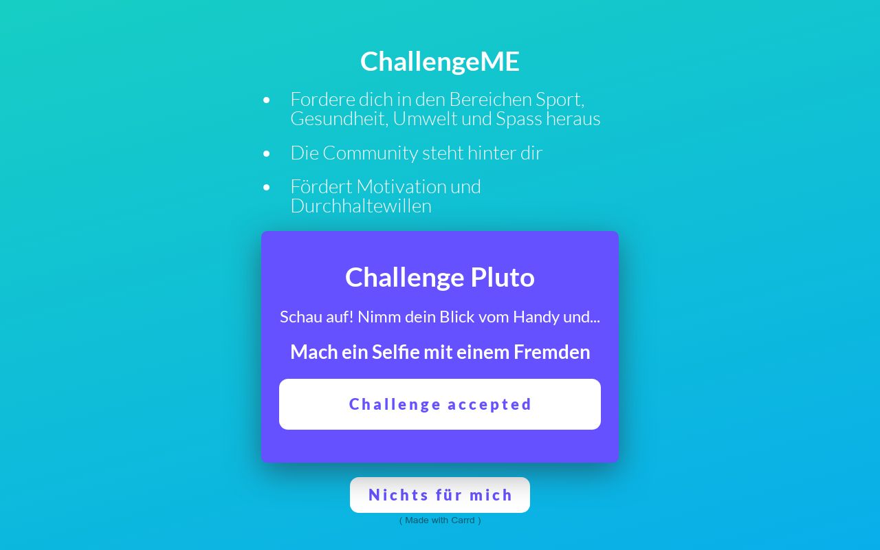 Carrd profile picture for @challenge
